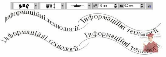 Б794, 4 - Властивості-розміщення-тексту-вздовж-кривої-в-Corel-Draw