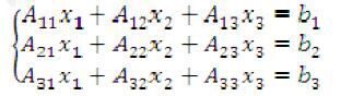 Б951, 10 - Система лінійних алгебраїчних рівнянь
