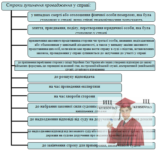 Б5478, Рис. 13 - Строки зупинення провадження у справі