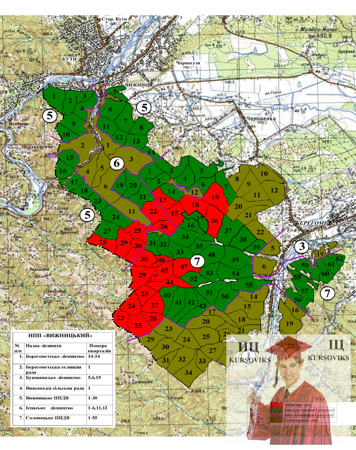 Б3176, Рис. 1.2 - Карта-схема функціонального зонування